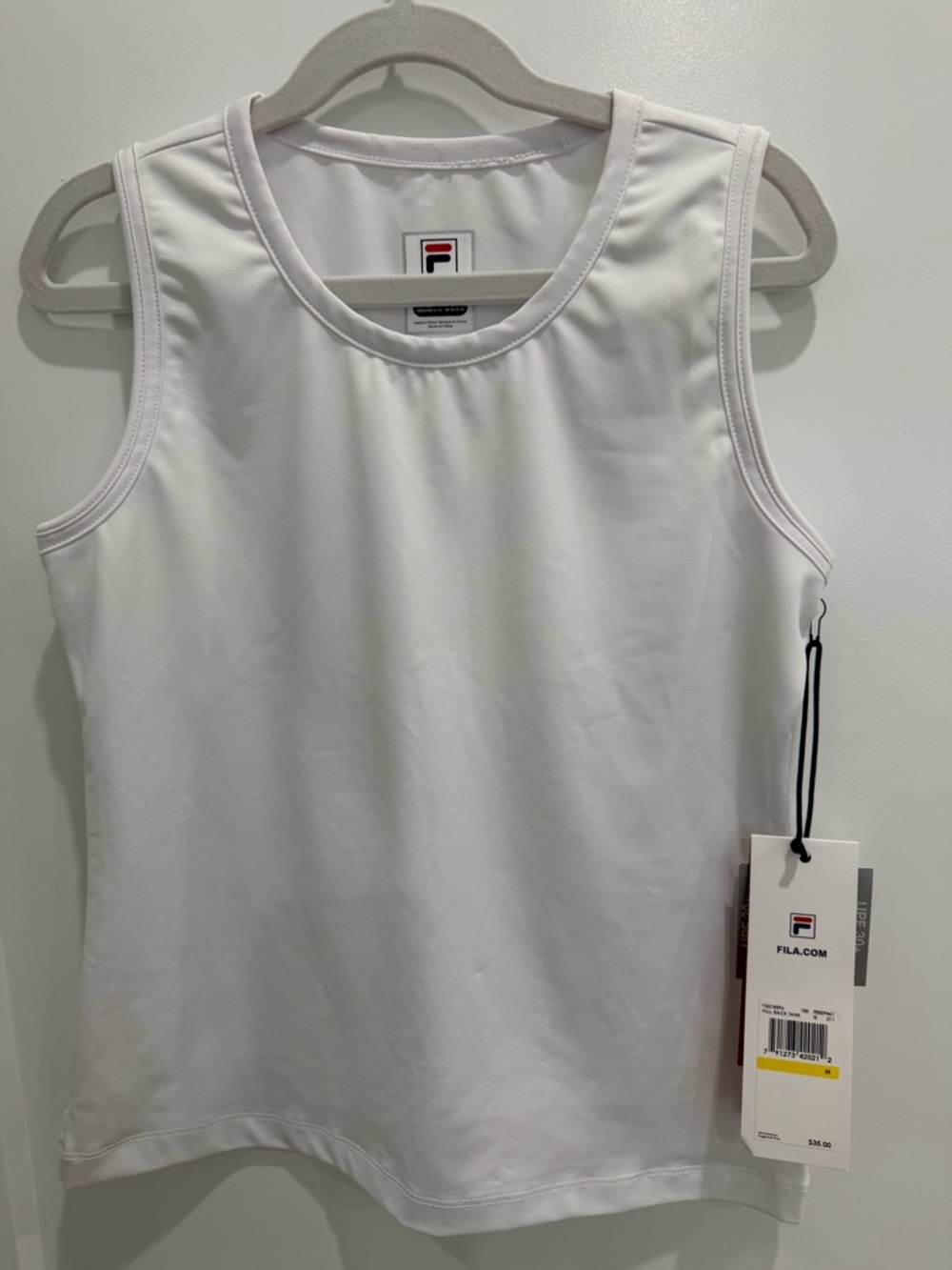 Fila White Tennis Top -NWT